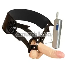 Страпон Gigolina Vibrating Strap-On - Фото №1