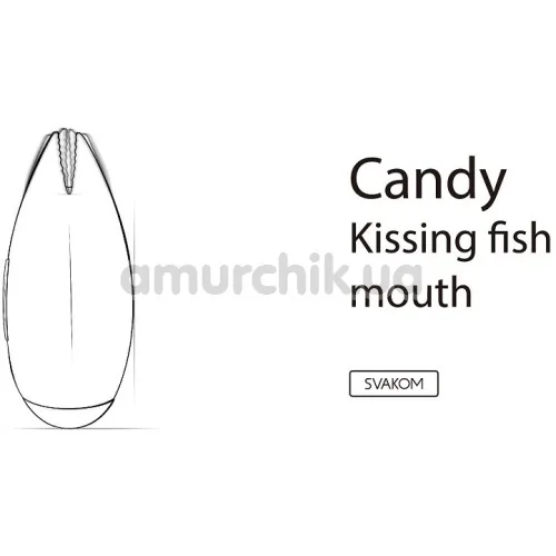 Кліторальний вібратор Svakom Candy, блакитний