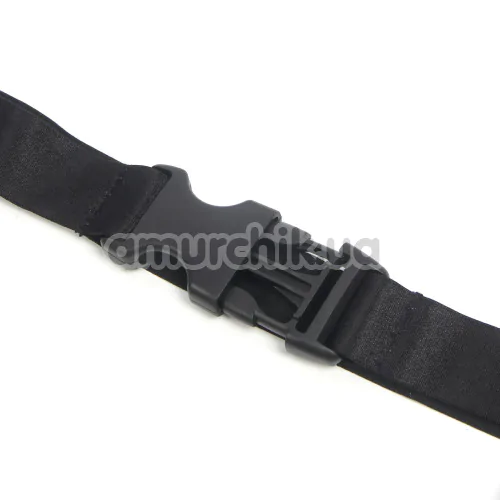 Костюм кішечки Star Night Faux Leather Kitty Set, чорний: боді + гартери + вушка