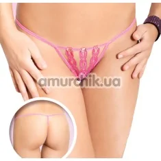 Трусики-стринги женские G-String розовые (модель 2004) - Фото №1