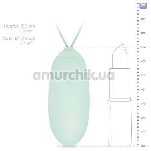 Виброяйцо Luv Egg, бирюзовое