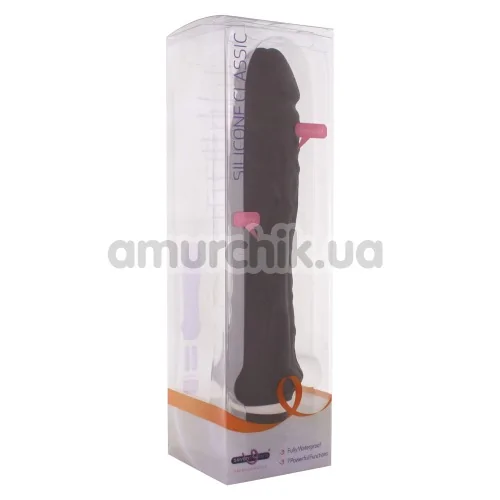 Вибратор Silicone Classic Large, черный
