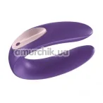 Вібратор Satisfyer Double Plus, фіолетовий - Фото №1