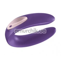 Вібратор Satisfyer Double Plus, фіолетовий - Фото №1