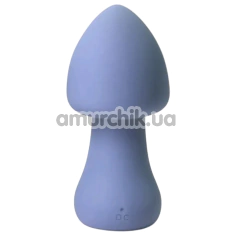 Кліторальний вібратор Sweet Em Velvet Lure Mushroom, синій - Фото №1