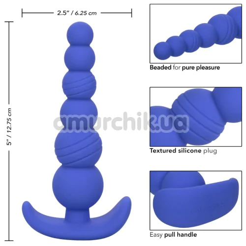 Анальная цепочка Cheeky X-6 Anal Beads, синяя