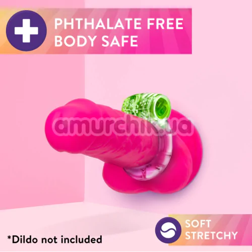 Віброкільце для члена Play With Me Arouser Vibrating C-Ring, зелене