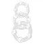 Набор эрекционных колец Power Plus Cock Ring Series Triple Beaded Ring Set, прозрачный - Фото №2