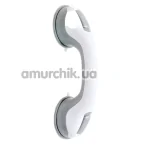 Двойная ручка на присоске для душа Sex In The Shower Dual Locking Suction Handle, белая - Фото №1