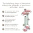 Роликовый массажер Geske Rose Quartz Face & Body Roller 5 in 1, зеленый - Фото №6