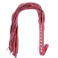 Флогер DS Fetish Leather Flogger Suede 00121 L, червоний