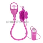 Вакуумна помпа для клітора з вібрацією Advanced Butterfly Clitoral Pump, рожева - Фото №1