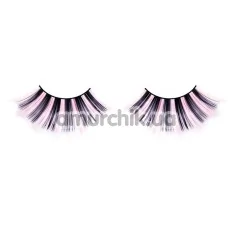 Ресницы Pink-Black Glitter Eyelashes (модель 519) - Фото №1