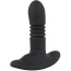 Анальная пробка с вибрацией и толчками XouXou Thrusting Vibrating Butt Plug, черная - Фото №3