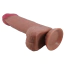 Фалоімітатор Sliding Skin Bendable 8.1 6NRG-1, коричневий - Фото №6