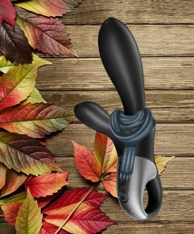 Вібратор з підігрівом Satisfyer Heat Climax +