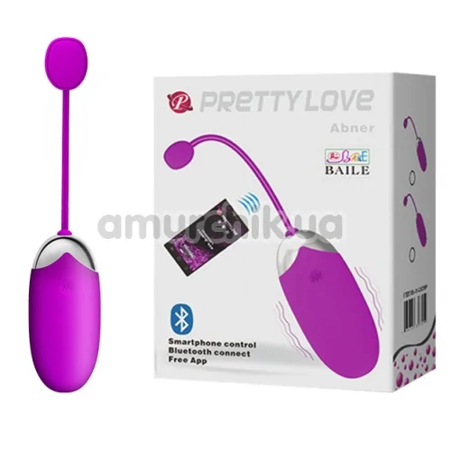 Виброяйцо Pretty Love Abner, фиолетовое