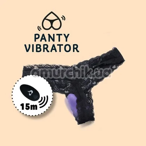 Вібратор FeelzToys Panty Vibrator, чорний