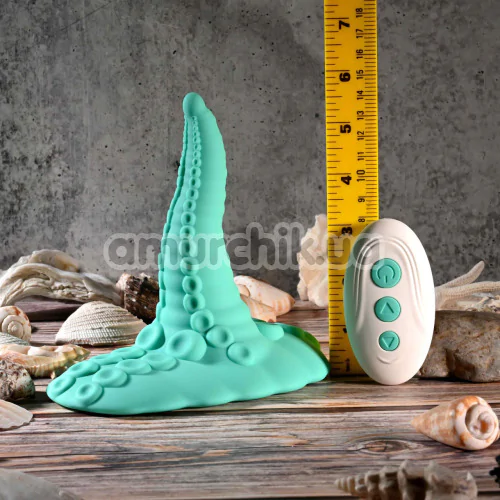 Вибратор Evolved Tentacle Grinder, бирюзовый