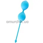 Вагинальные шарики A-Toys Pleasure Balls 764004, голубые - Фото №1