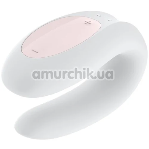 Вібратор Satisfyer Double Joy Partner Vibrator, білий
