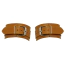 Фіксатори для рук Zado Fetish Line Leather Wrist Cuffs, коричневі - Фото №4