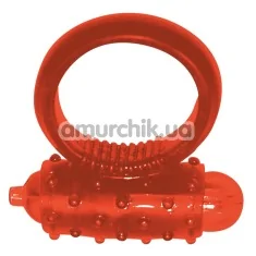 Виброкольцо Vibro Ring красное - Фото №1