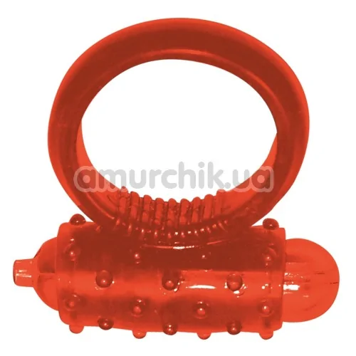 Виброкольцо Vibro Ring красное - Фото №1