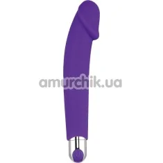 Вибратор для точки G Rechargeable IJOY Silicone Dildo 430202, фиолетовый - Фото №1
