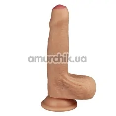 Фаллоимитатор Dual-Layered Silicone Nature Cock LV4006, телесный - Фото №1