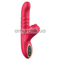 Вібратор з поштовхами Sweet Play G-Spot Vibrator With Thrusting А2, червоний - Фото №1