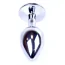 Анальна пробка з зеленим кристалом Exclusivity Jewellery Silver Plug, срібна - Фото №4