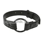 Кляп со сменными кольцами Sinful O-Ring Mouth Gag, черный - Фото №1