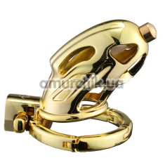 Пояс вірності Lockink Sevanda Outlaw Urethral Sounding Chastity Cage, золотий - Фото №1