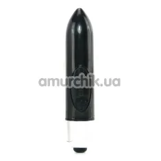 Клиторальный вибратор Rocks-Оff RO-80mm 1-speed, черный - Фото №1