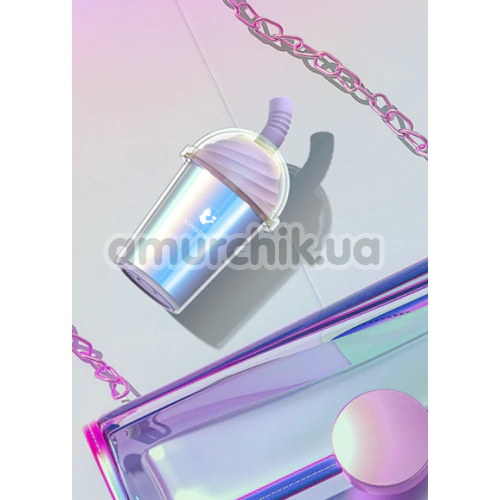 Симулятор орального секса для женщин с вибрацией и подогревом BeYourLover Magic Joy Cup, голубой