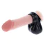 Эрекционное кольцо Toy Joy Manpower Penis Ring with Scrotum Holder, черное - Фото №3