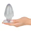 Анальна пробка Crystal Clear Big Plug 12.2, прозора - Фото №6