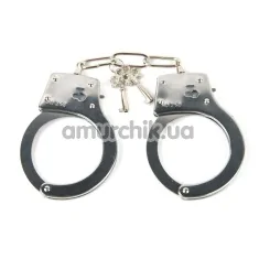 Наручники Metal Hand Cuffs, серебряные - Фото №1