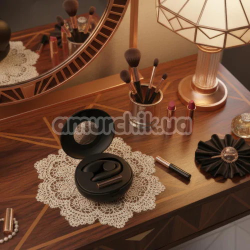 Вібратор Rosy Gold Nouveau Remote Control Couple Vibrator, чорний