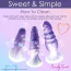 Набор анальных пробок Simply Sweet Silicone Butt Plug Set, фиолетовый - Фото №8