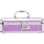 Кейс для хранения секс-игрушек The Toy Chest Lokable Vibrator Case, фиолетовый - Фото №1