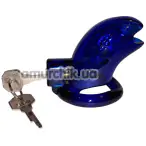 Пояс вірності Loveshop Chastity Cage, синій - Фото №1