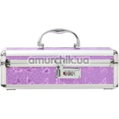 Кейс для хранения секс-игрушек The Toy Chest Lokable Vibrator Case, фиолетовый - Фото №1