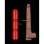 Фаллоимитатор Dual-Layered Silicone Nature Cock LV411302, светло-коричневый - Фото №17