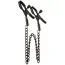 Зажимы для сосков с цепочкой Lucky Bay Nipple Play Chain, черные