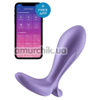Анальная пробка с вибрацией Satisfyer Intensity Plug, фиолетовая - Фото №1
