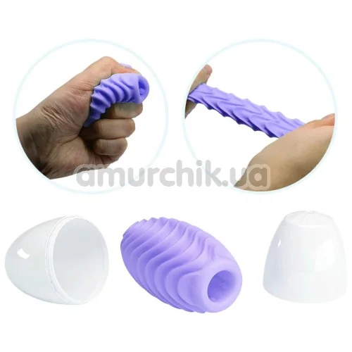 Мастурбатор Pretty Love Romantic Double-Sided Egg, фиолетовый