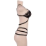 Комплект Star Night Strappy Lace Set, чорний: бюстгальтер + трусики-стрінги - Фото №7