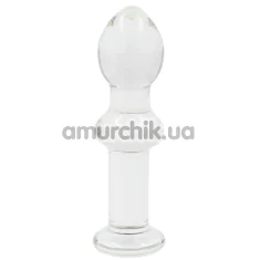Анальная пробка Love Toy Glass Romance Dildo GS14, прозрачная - Фото №1